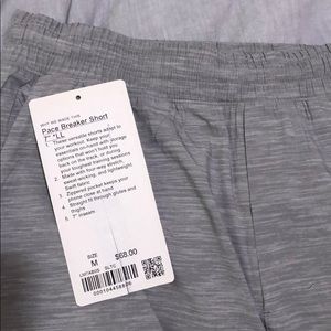 Lululemon Pace Breaker Shorts